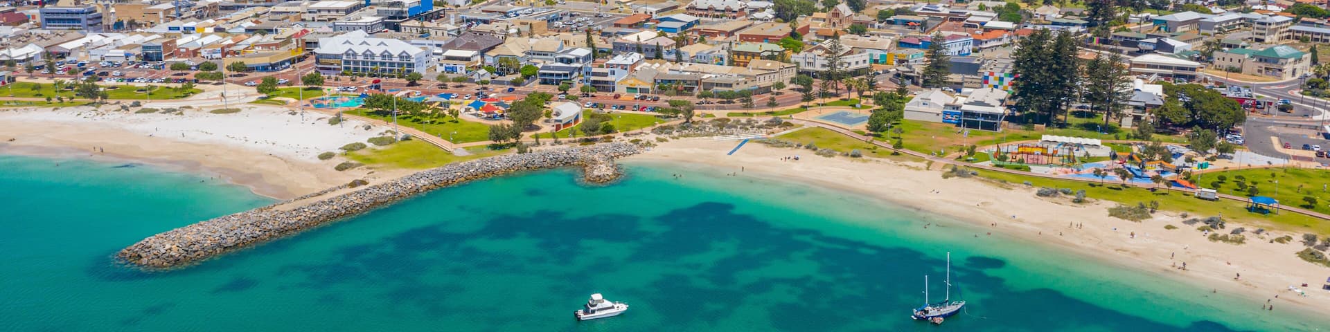 Panorama view of Geraldton, Australia