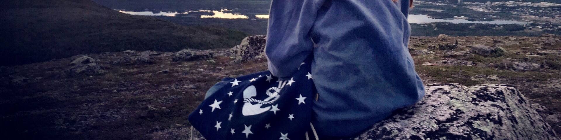 Midnight sun in Sweden