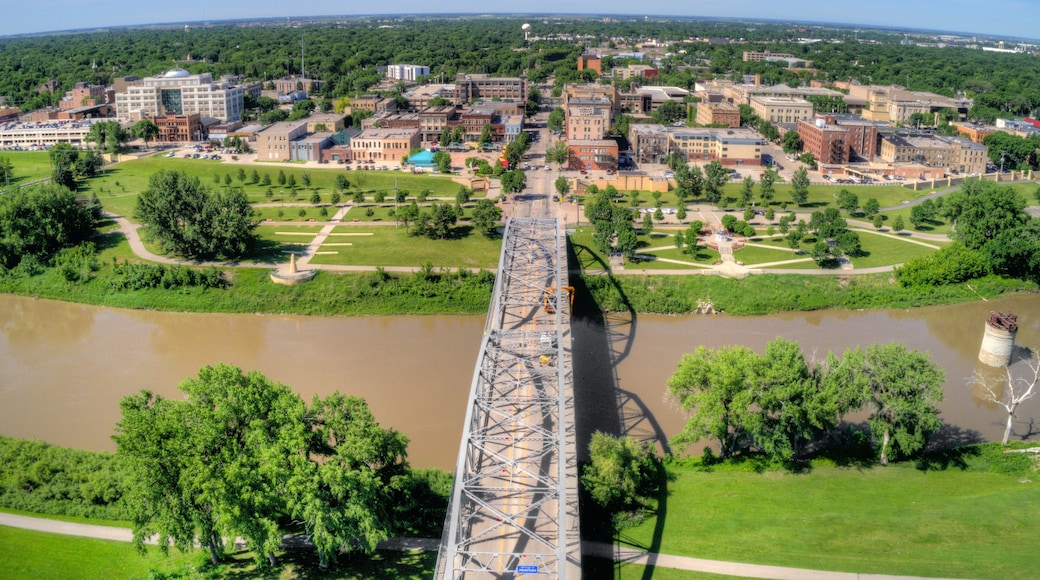 Grand Forks is a Large North Dakota Town on the Red River at the Intersection of Highway 2 and Interstate 29 one Hour south of the Canada Border