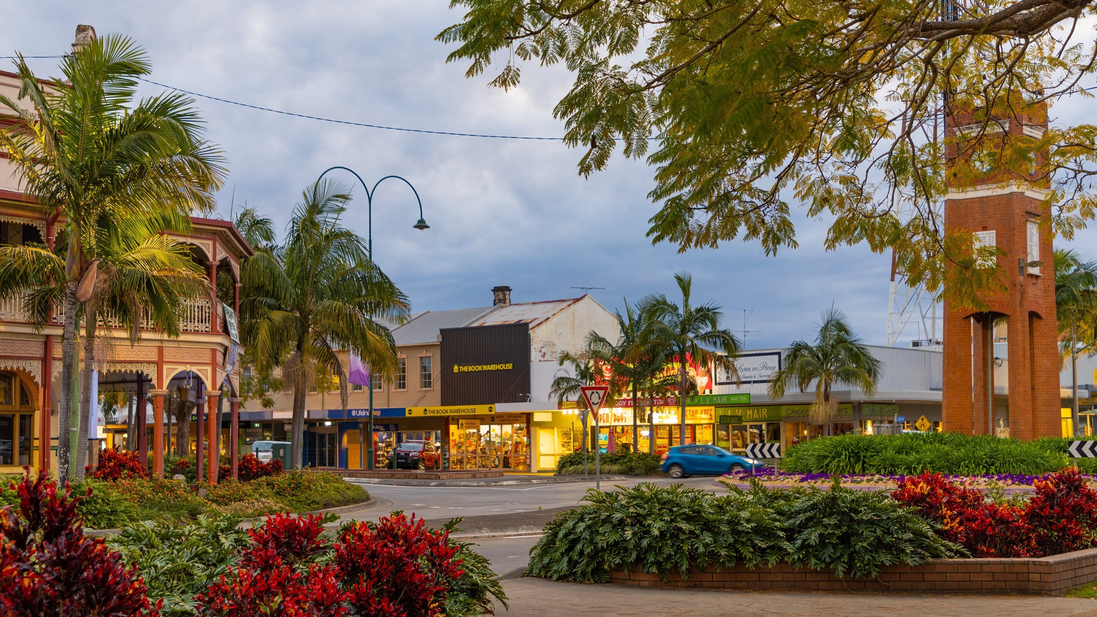 Grafton which includes a small town or village and a garden