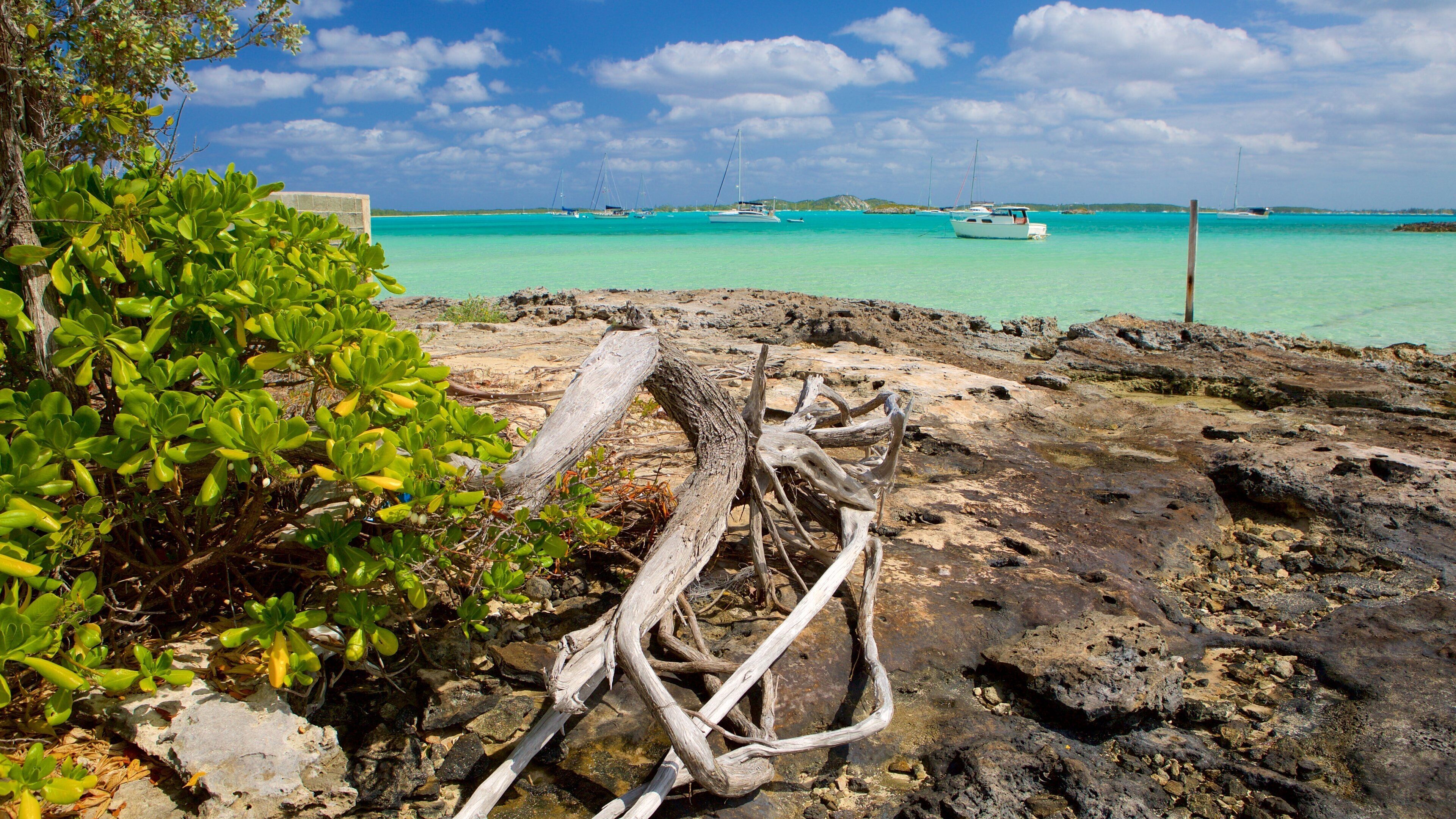 The Exumas which includes boating and general coastal views