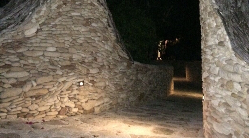 Great stone work and dinner at French leave