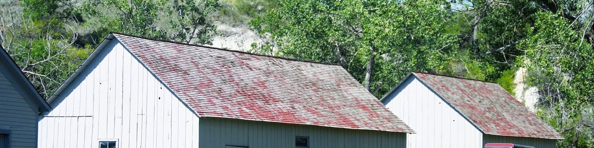 The stables and work quarters of Chateau de Mores