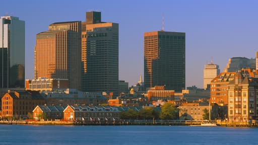 Boston Harbor from South Boston, Sunrise, Massachusetts