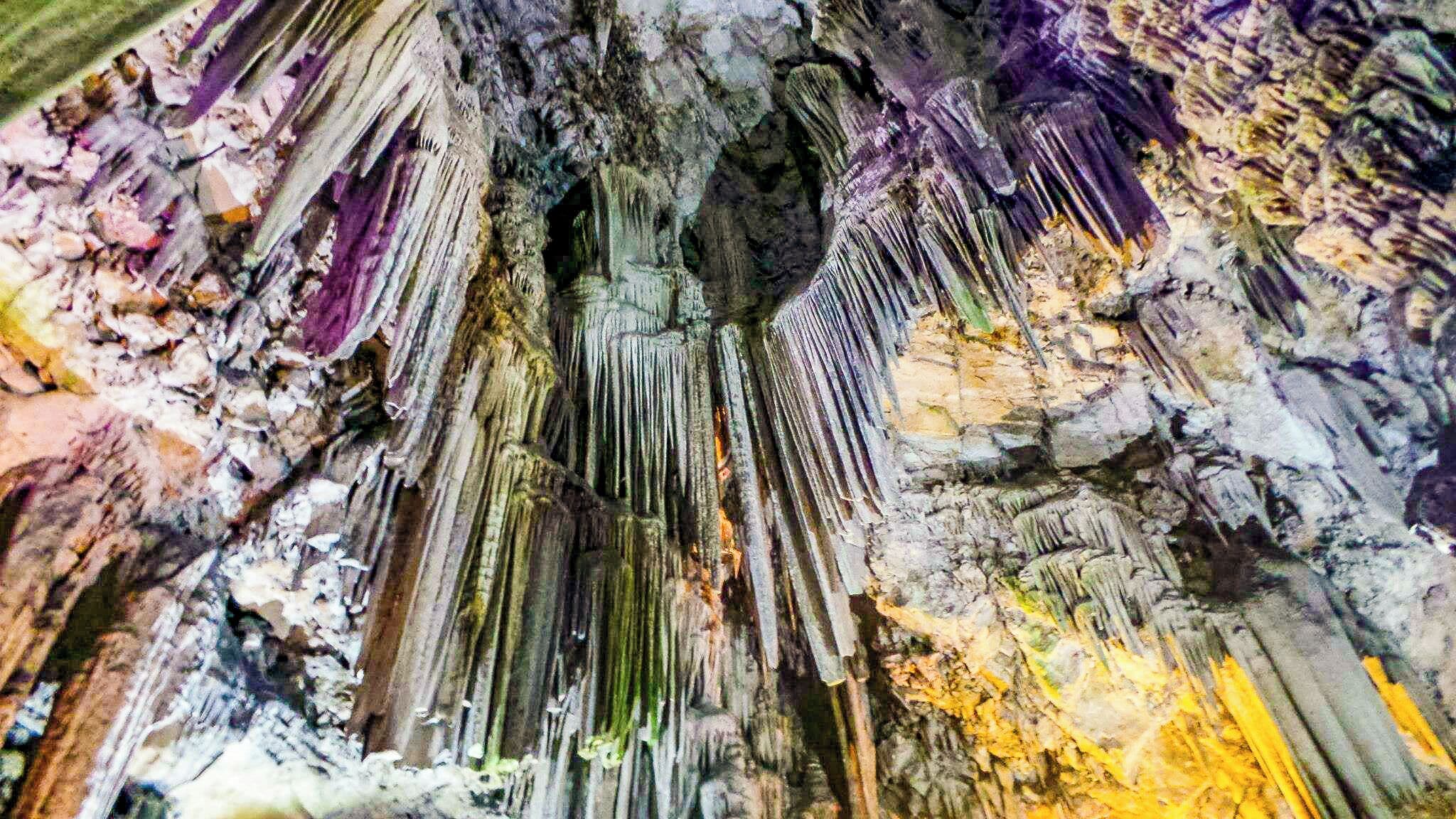 Saint Michael's Cave is located near the top of the rock easily walkable from the cable car station and passing the Barbary Apes.