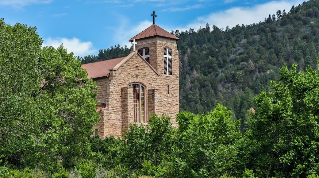 Historic Apache Mission in Mescalero, NM. A must stop to visit when driving through Mescalero.