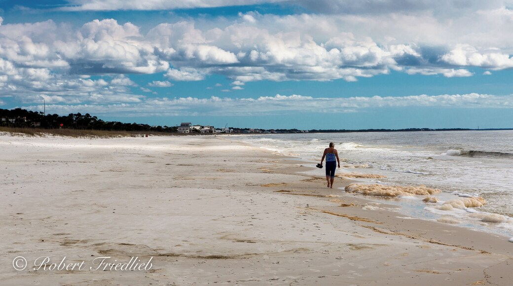 Walking along the beach in Mexico Beach FL. This picture was taken before hurricane Michael