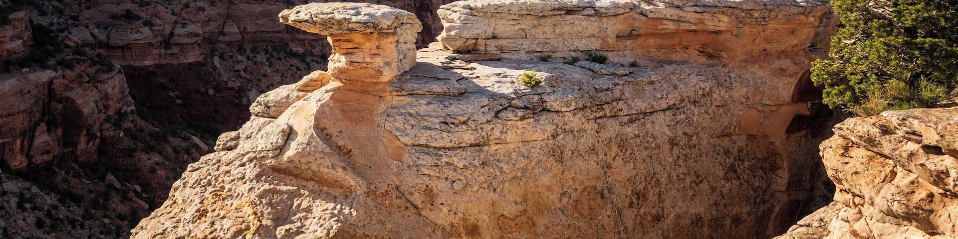 We got here at sunset and this girl was far braver than I would have been. The drop was enormous. Colorado National Monument is somwhere I can't recommend highly enough, but allow enough time for all the overlooks, it is larger than it looks. We did 3 hours that evening and another 3 hours the next morning and only scratched the surface.