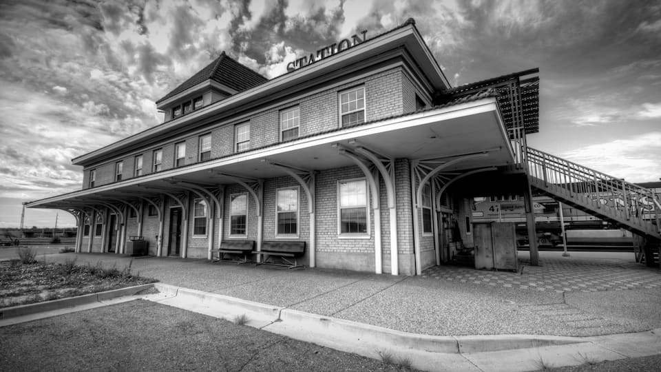 An old train station at Grand Junction, Colorado. A great place to let out the train-spotting nerd in you - you know it's in there!