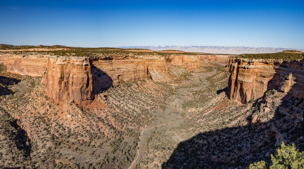 Panorama of Colorado National Monument from Red Canyon Overlook