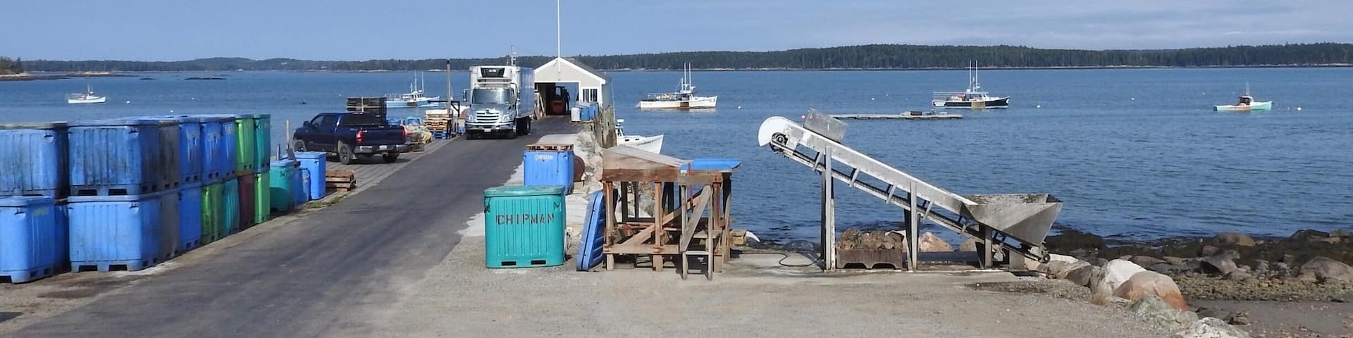 Chipman's Wharf is located in the beautiful, coastal town of Milbridge, Maine. It is owned and operated by brothers, Chris and Jason Chipman who are carrying on the family tradition of lobster fishing.