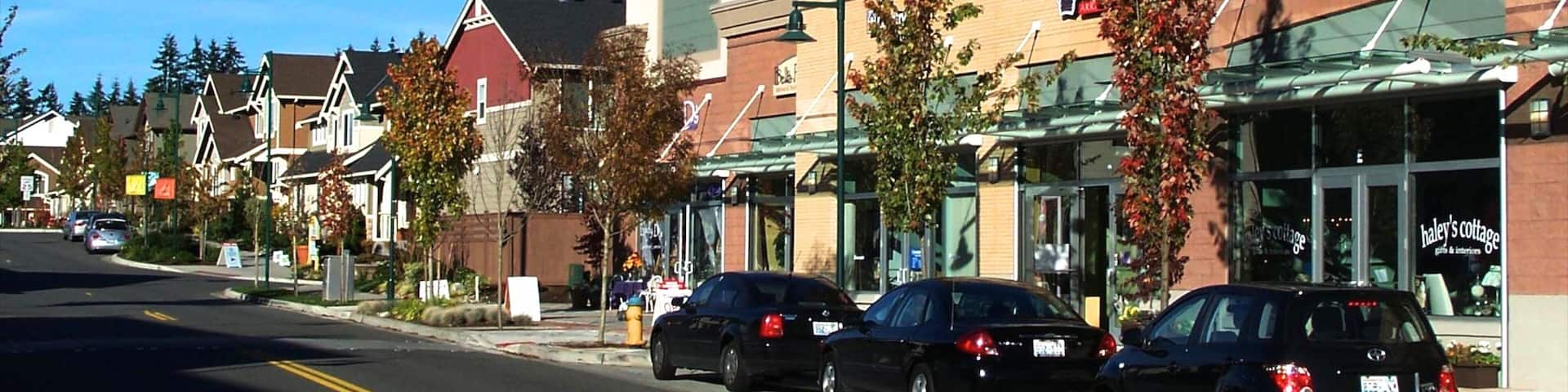 ミル クリーク どの含み ストリート シーン と 小さな町あるいは村