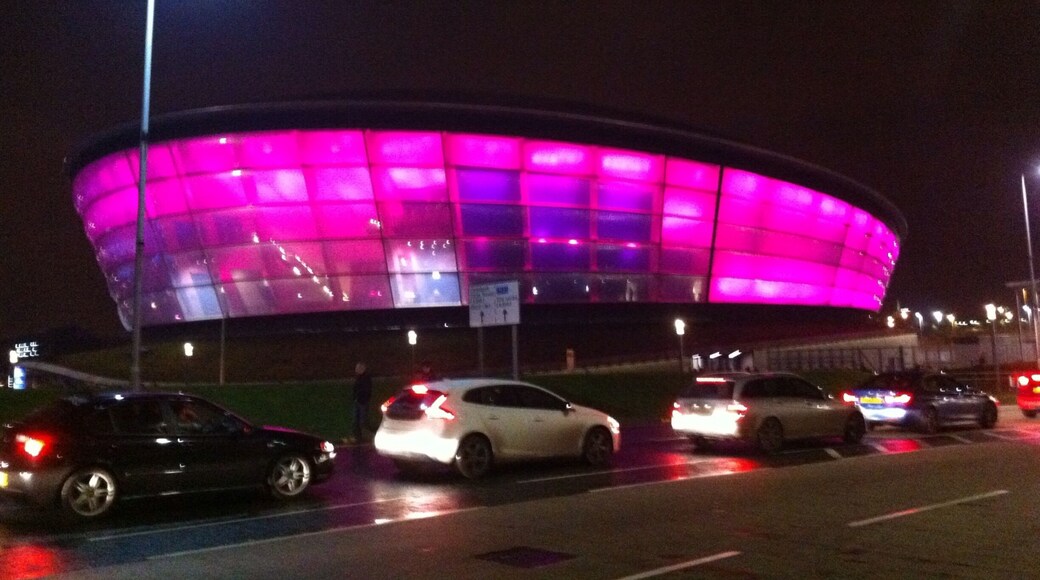 SSE Hydro at night