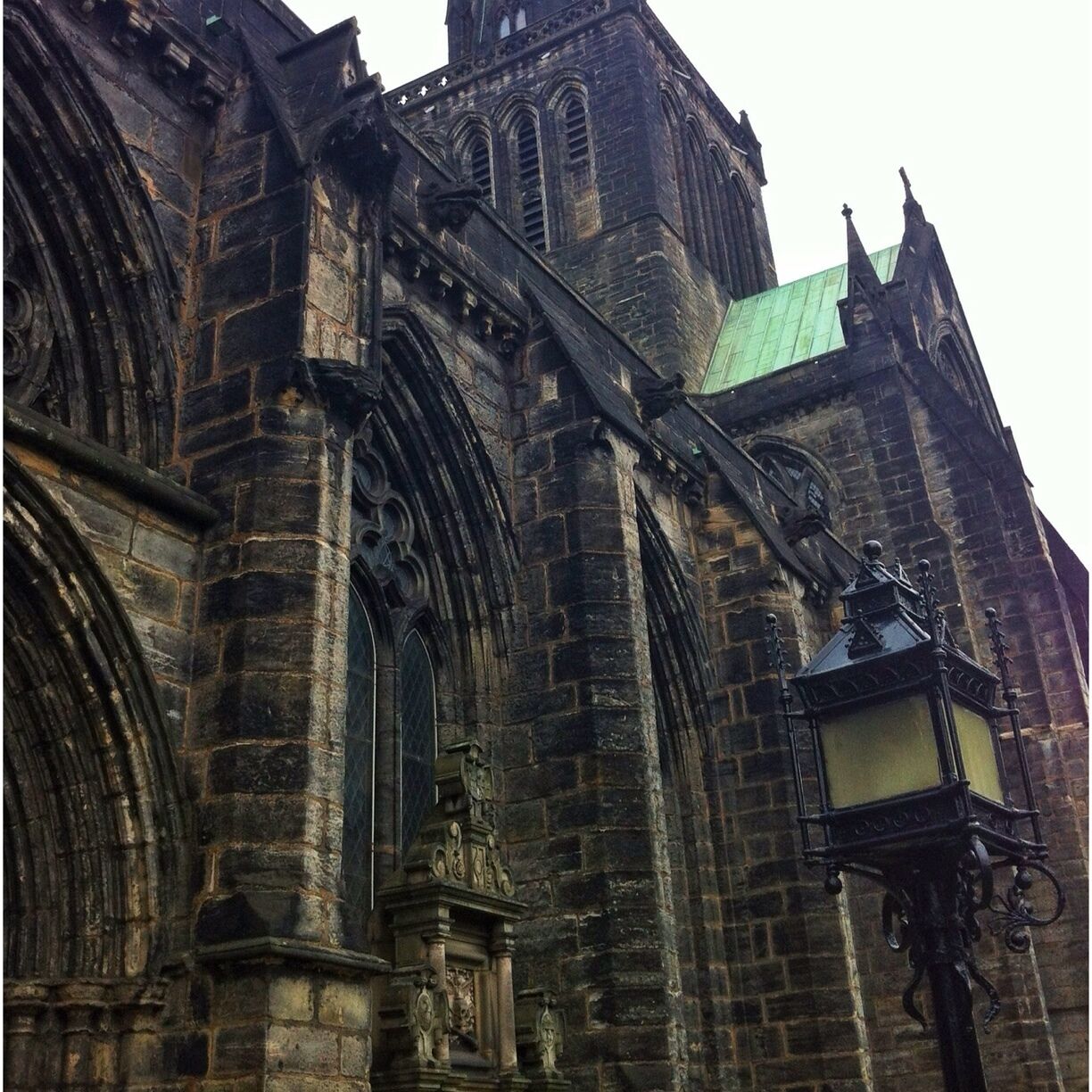 Glasgow Cathedral up close. 