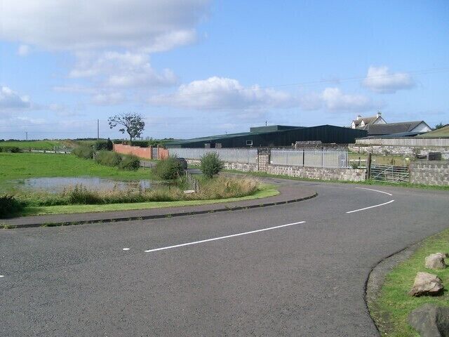Farm buildings at Auchingree From Lenzie Road.