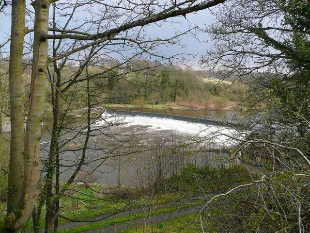 Weir on the Clyde at Blantyre