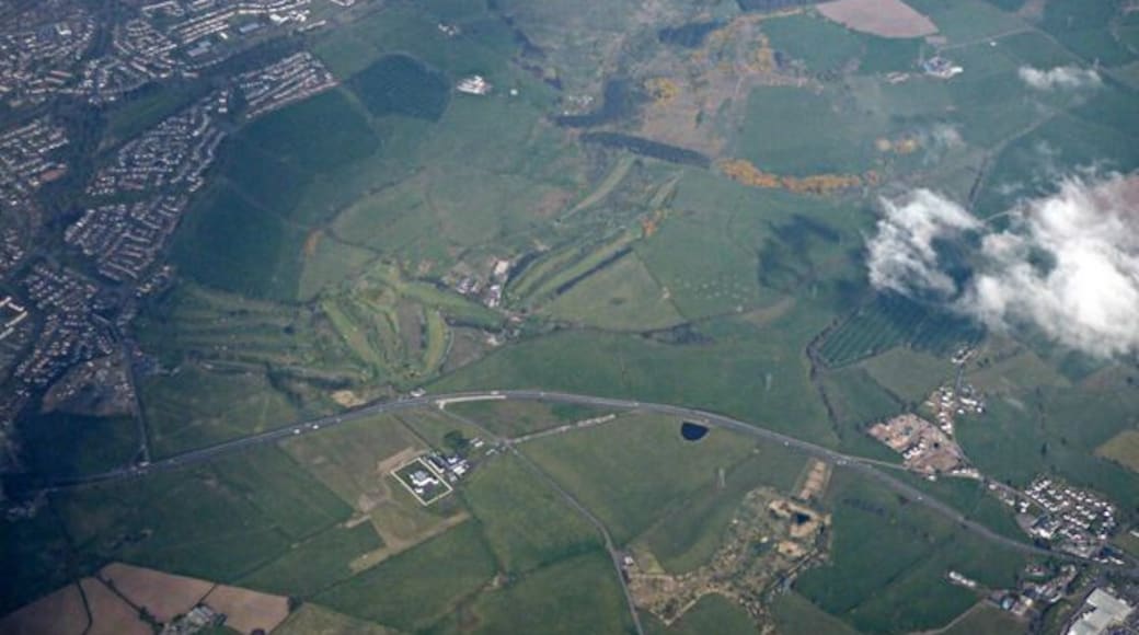 Greenleeshill from the air