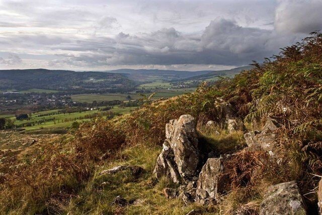 Blane Valley Taken from above Campsie Golf Club looking east along the Blane Valley towards Blanefield.