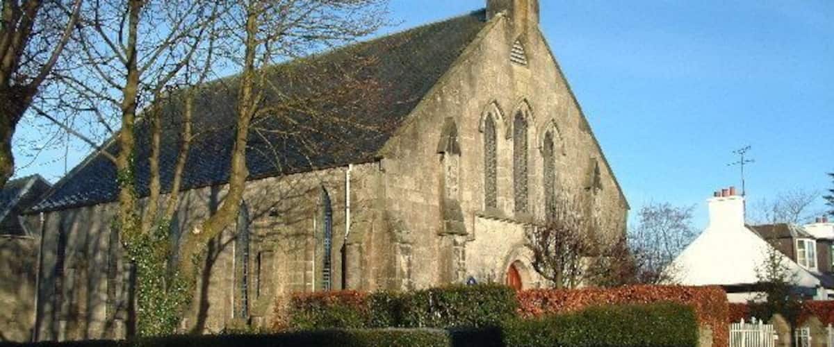 Caldwell Parish Church. Church of Scotland church building on Neilston Road, Uplawmoor