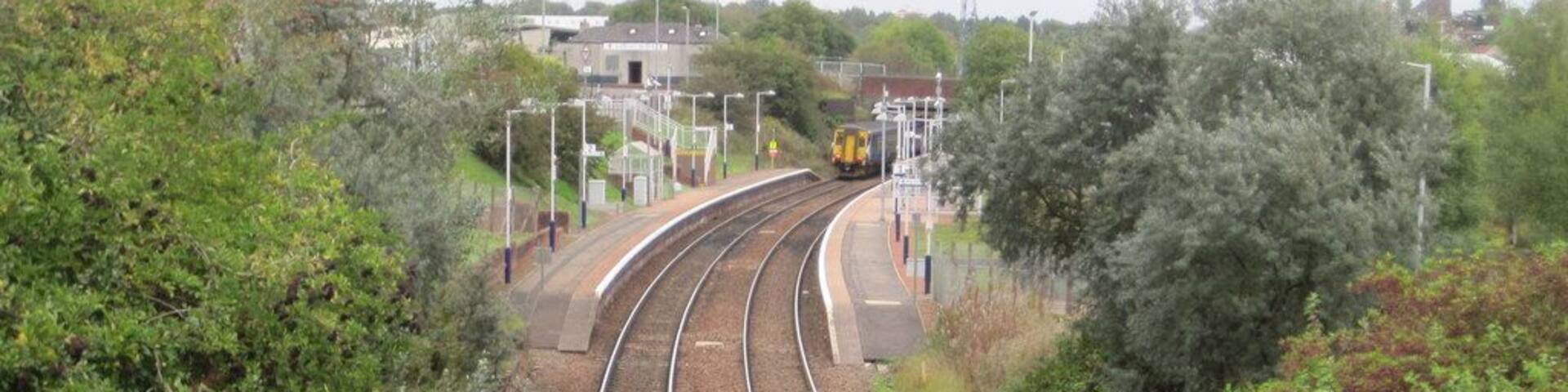 Bargeddie railway station, North Lanarkshire