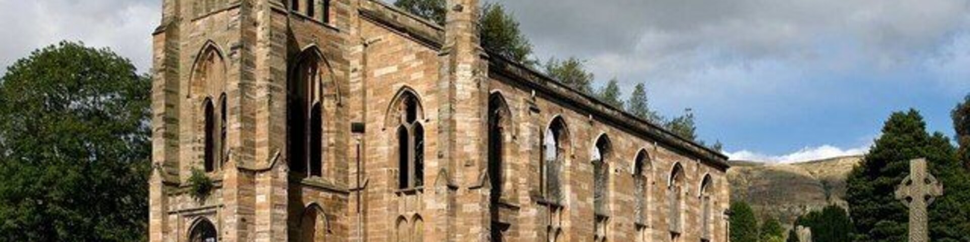 Campsie Parish Church Viewed from south of the building.