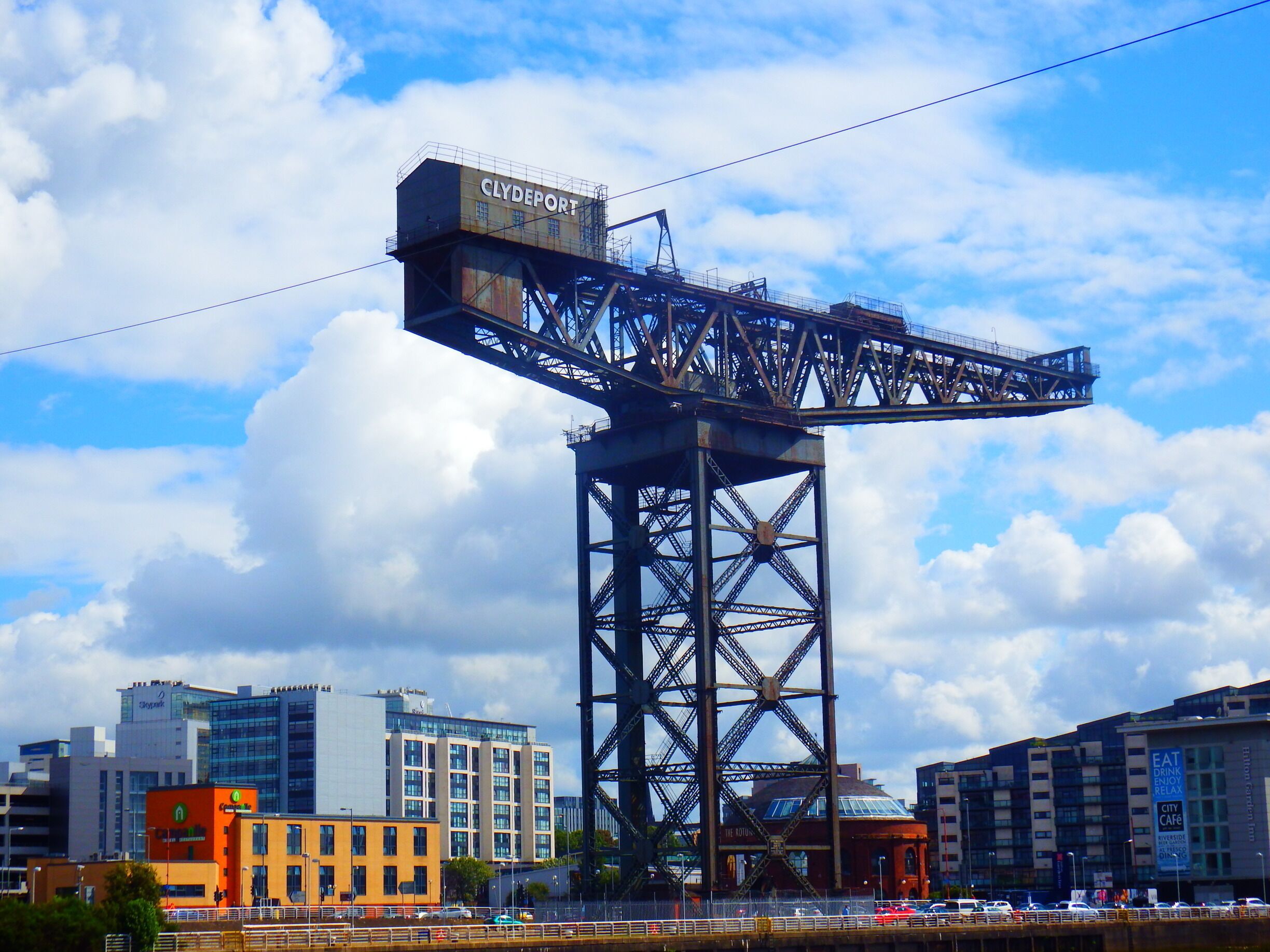 Looking right from the Hydro - Finnieston Crane. 