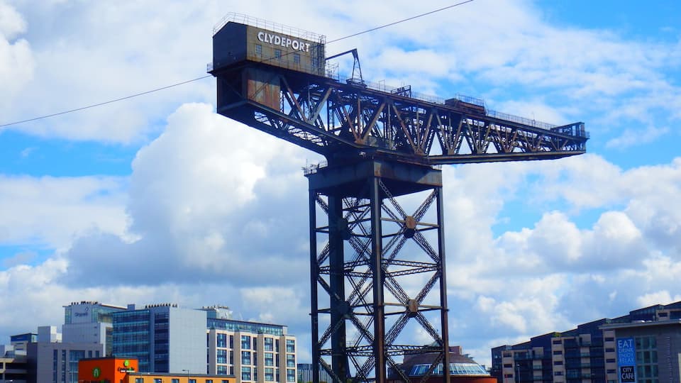 Looking right from the Hydro - Finnieston Crane.