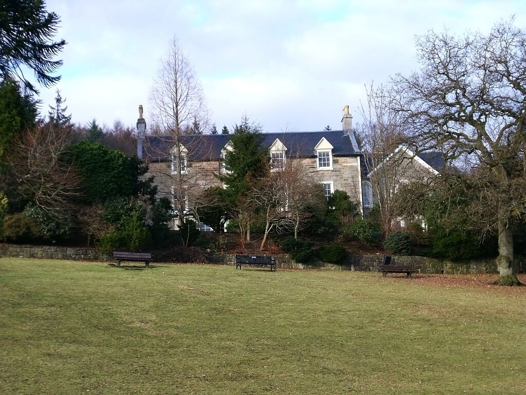 Colzium House, Kilsyth An additional view from the bottom garden.