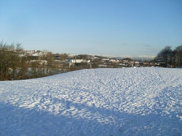 Standing stone in field east of Neilston Seen from Kirkton Road.