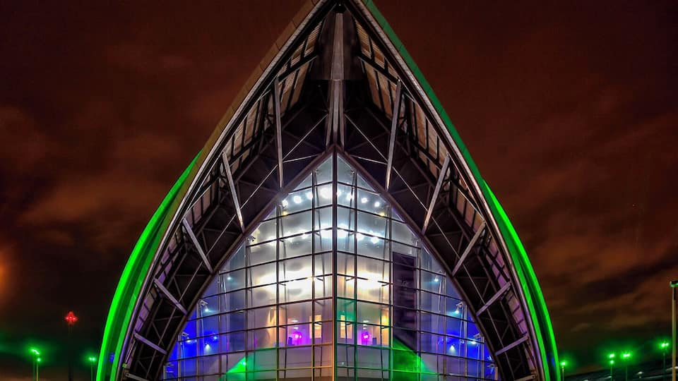 HDR image of the SEC Armadillo in Glasgow taken on a wet & windy night #bvstrove