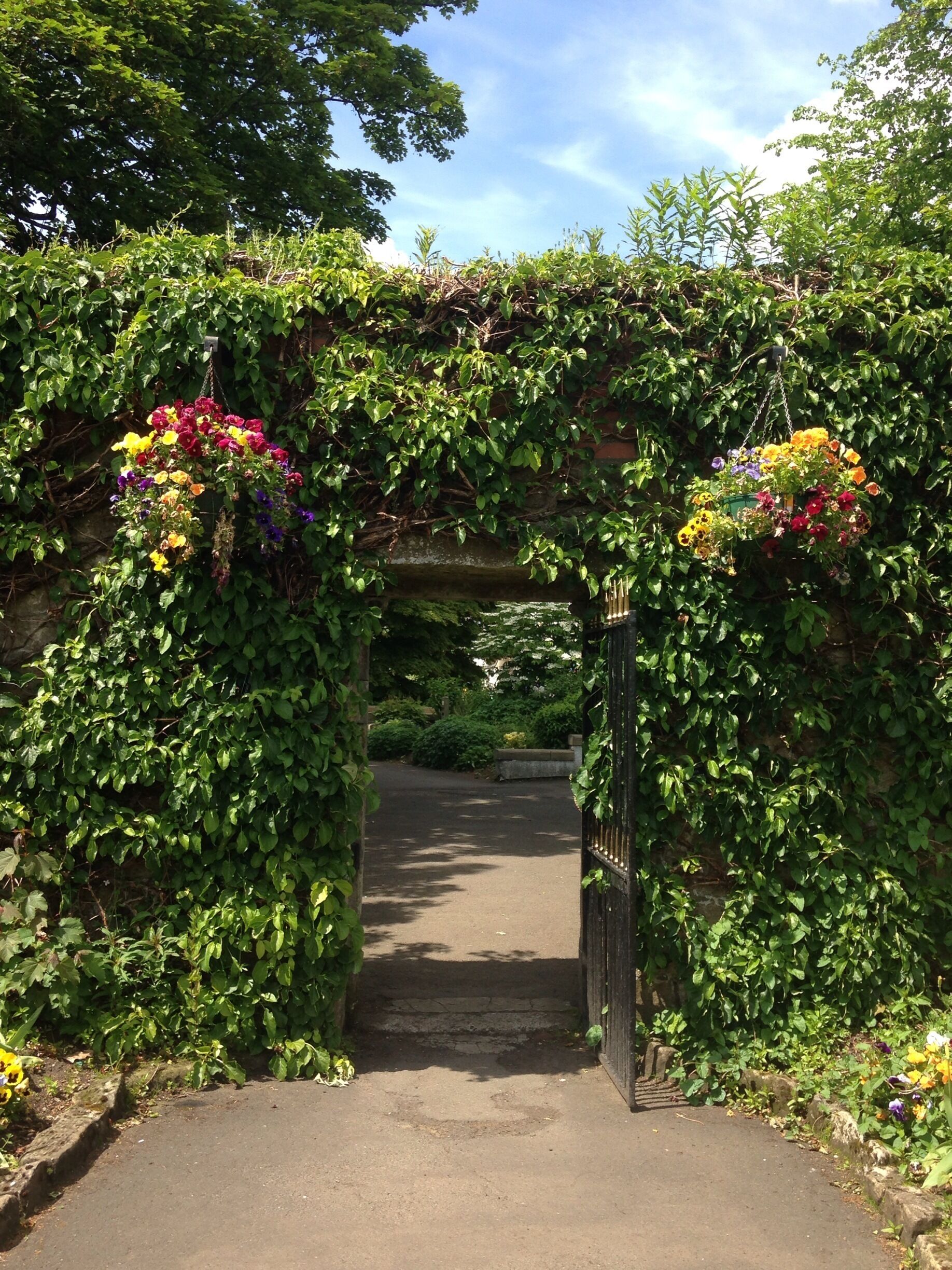 Entrance to the walled garden at House For an Art Lover