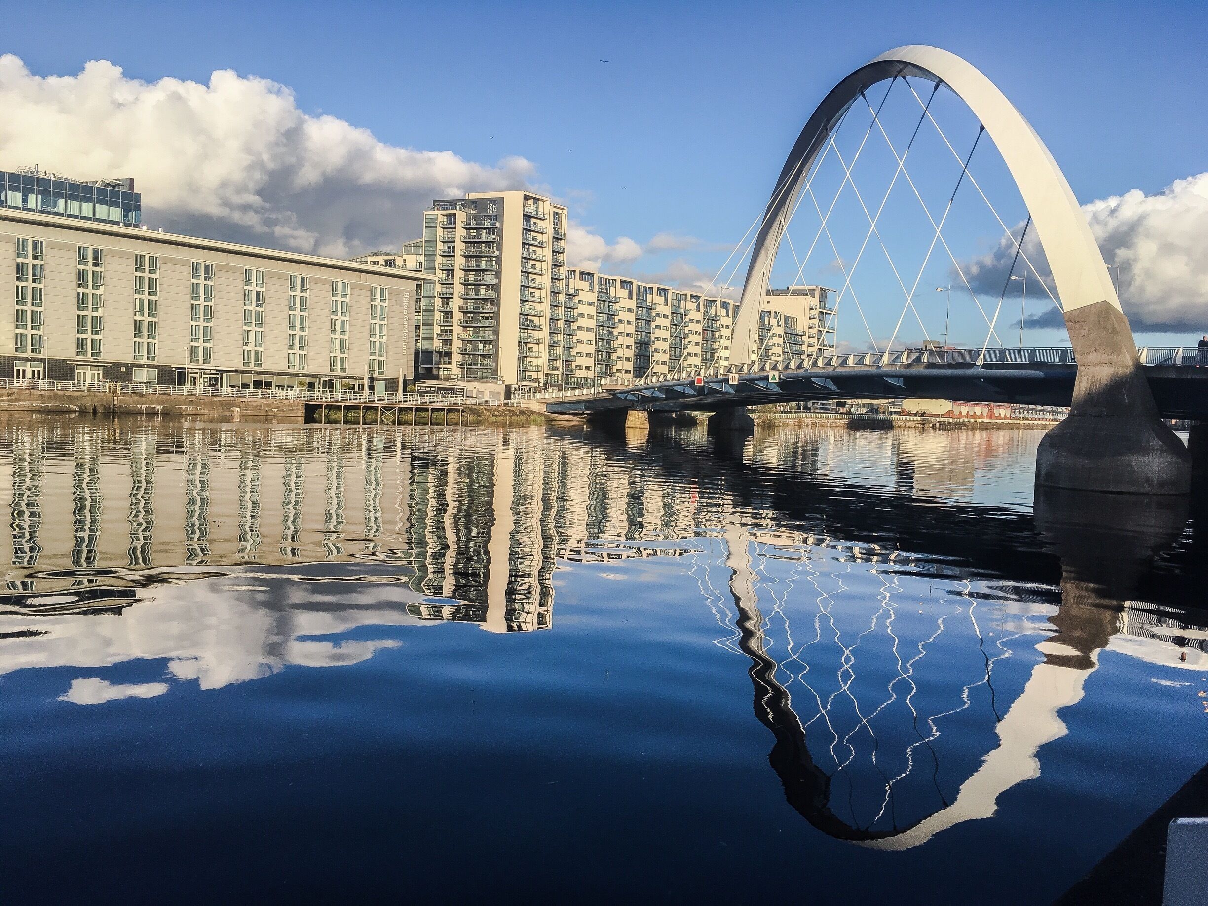 Great walk near the river Clyde.