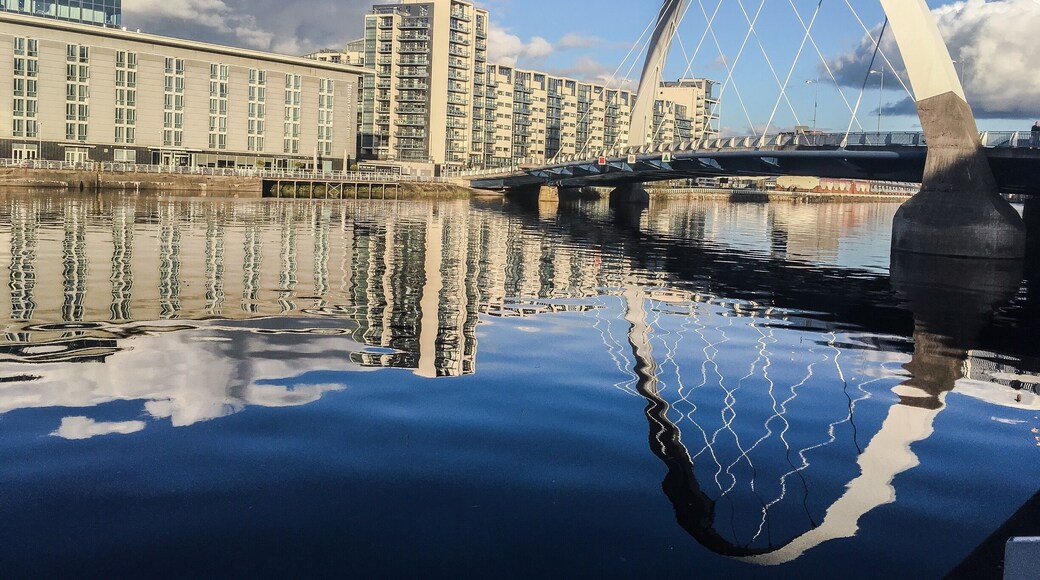 Great walk near the river Clyde.