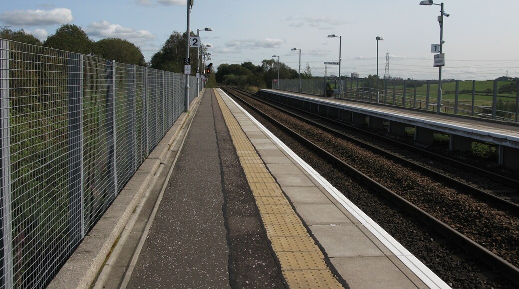 Gartcosh railway station, looking ESE