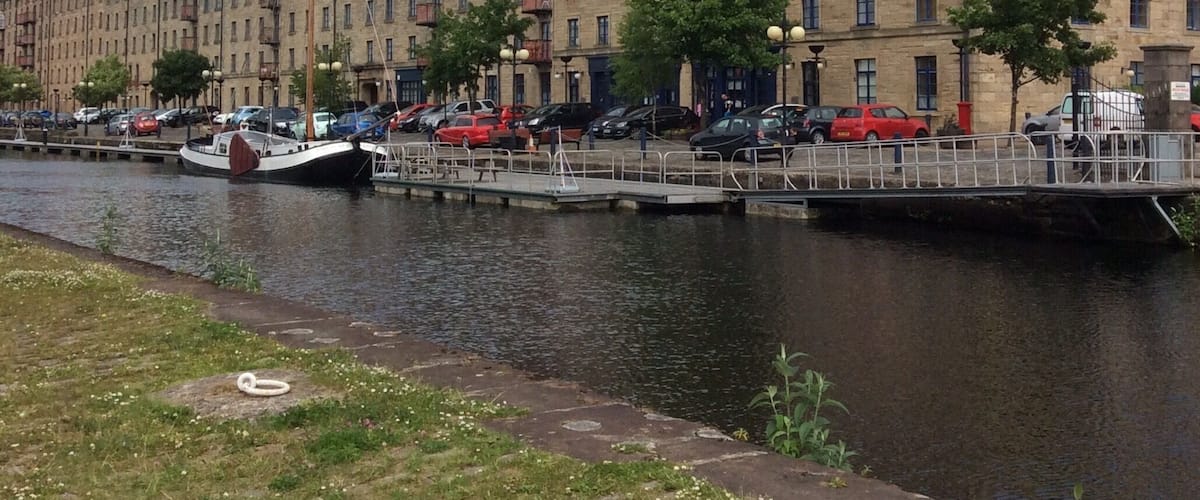 The old warehouses are now posh lofts.