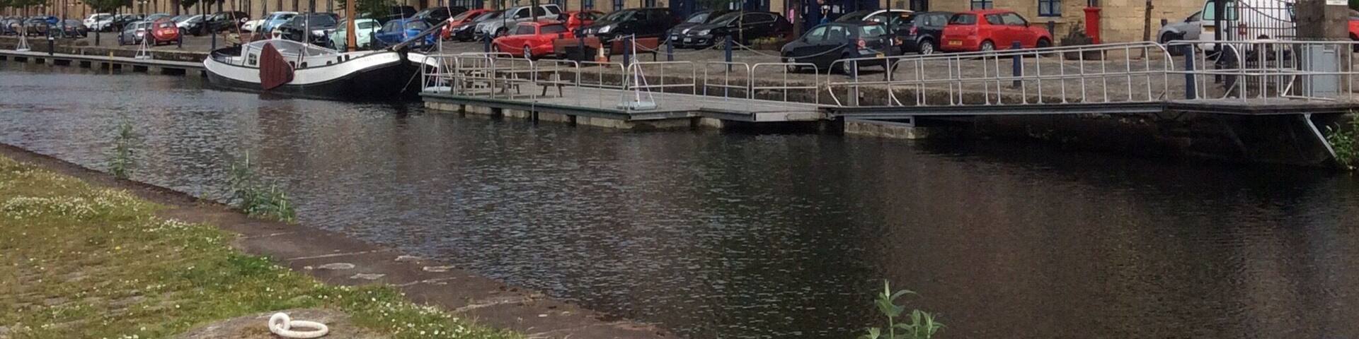 The old warehouses are now posh lofts.