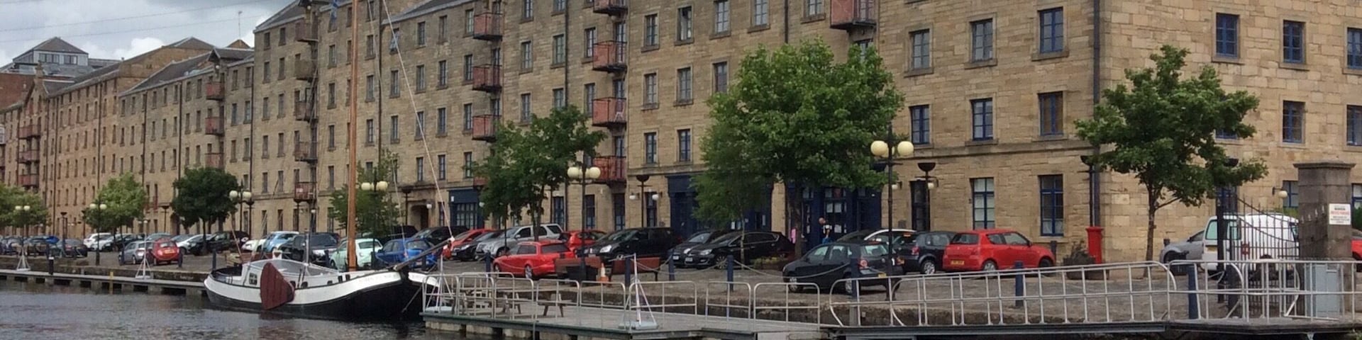 The old warehouses are now posh lofts.