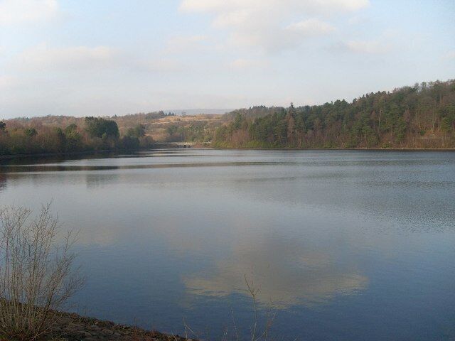 View across Mugdock Reservoir Looking to the Northwest corner.