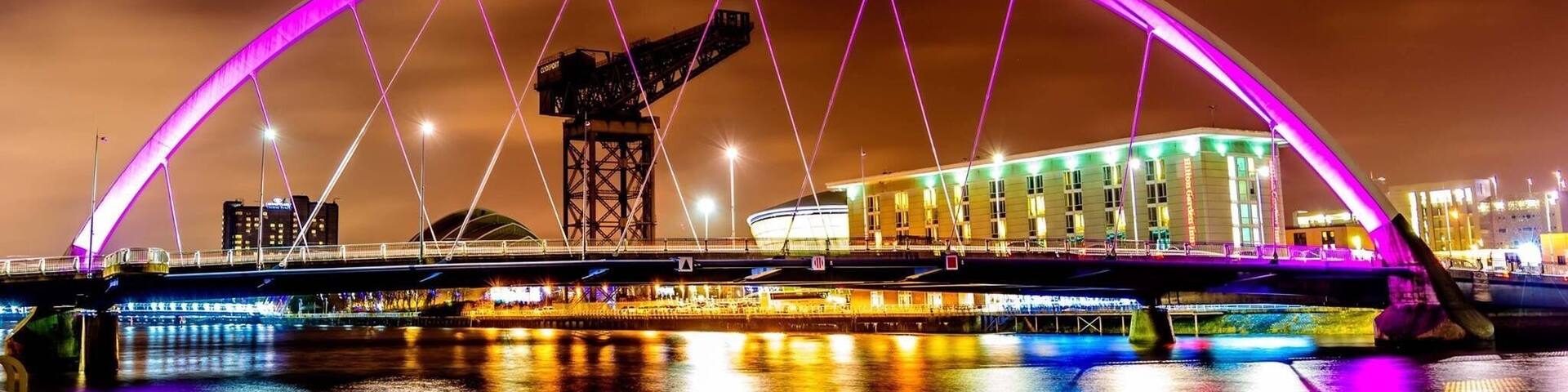 Clyde Arc or Squinty bridge as we glaswegians affectionately call it.
