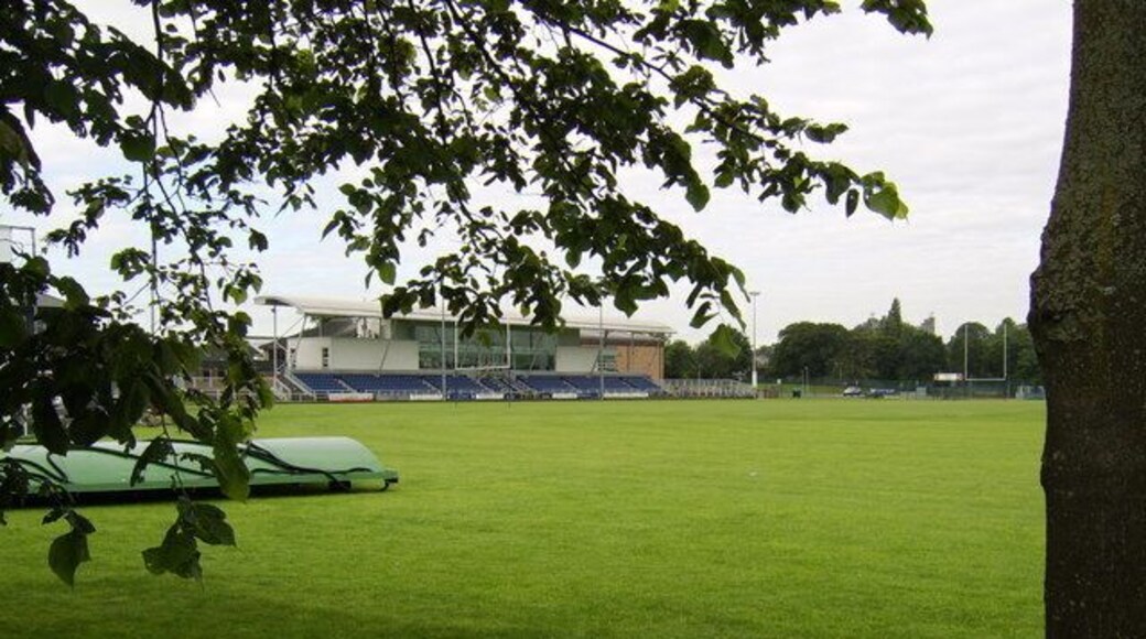 Rugby grounds at the High School of Glasgow. Home of the Glasgow Hawks.