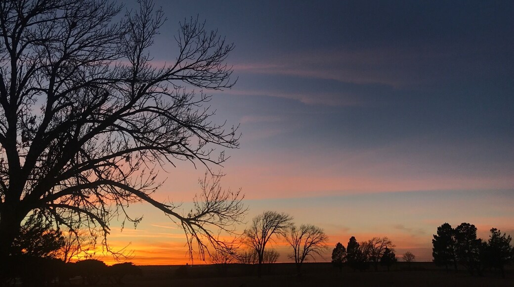 Almost to Colorado... This is a nice stop to catch the sunset off Highway 70.
#highway #sunset #rest stop #drive #drive