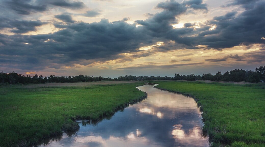 One of the bayside's many hidden gems is Broadkill, especially at sunset.