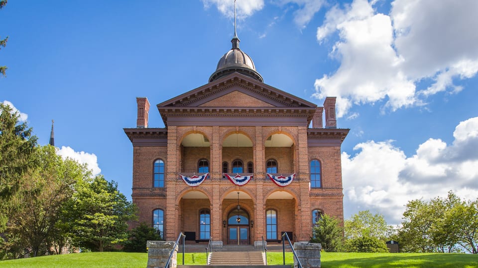 Washington County historic courthouse in Stillwater, Minnesota, USA.; Shutterstock ID 527072155; Purchase Order: -
