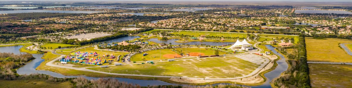 Miramar Regional Park landscape Florida