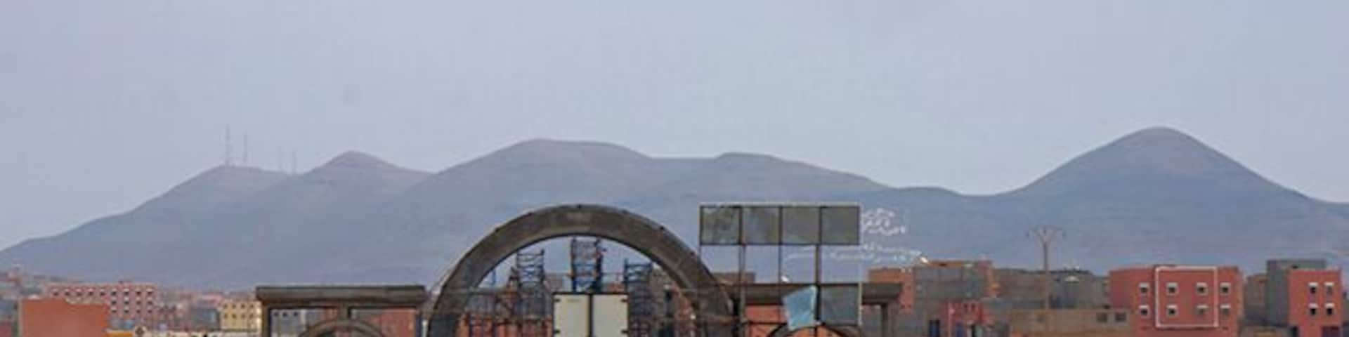 City entrance to Guelmim.