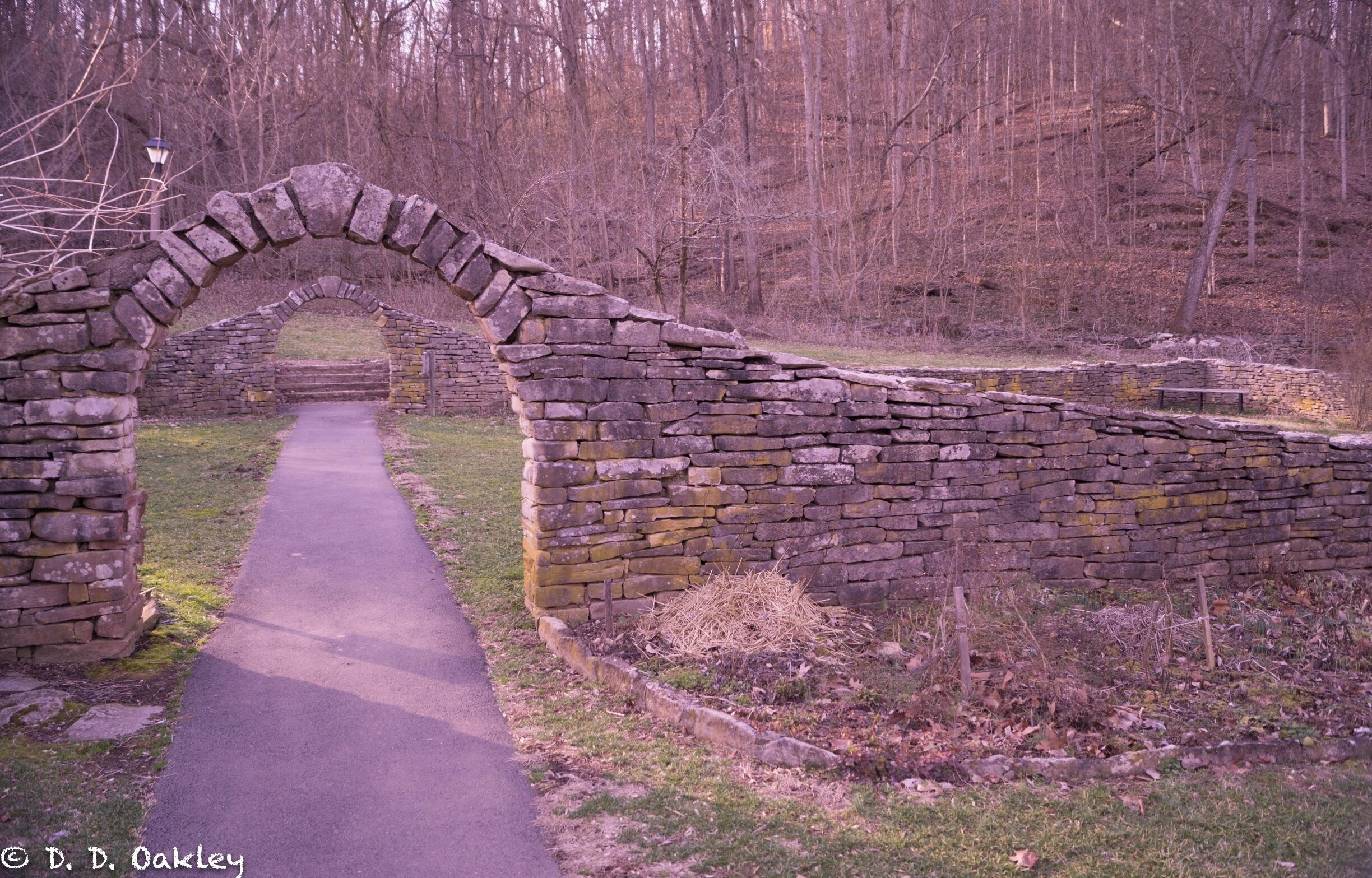 My favorite place was and always will be the Pioneer Village Garden. The stone wall around it, the period plants and the archway entry ways. 