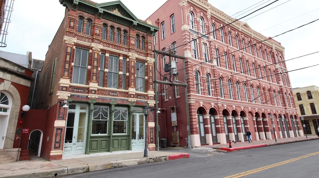 Various unique buildings.