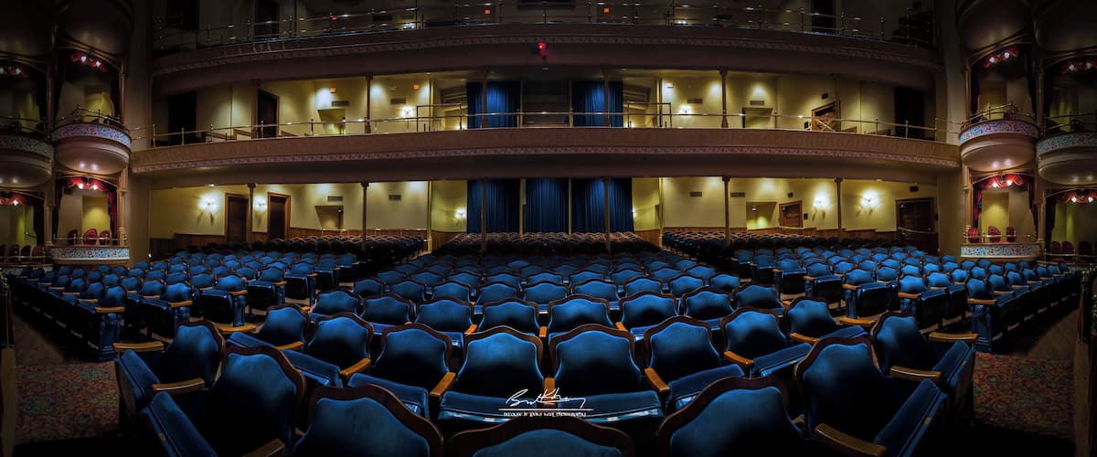 Panoramic view from the stage of the 1894 Opera House in Galveston, TX.
#bvstrove