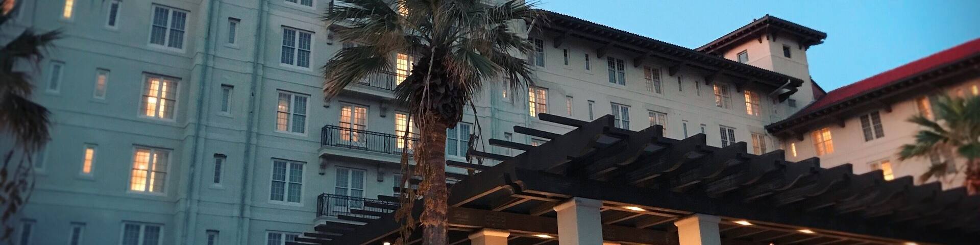 One of our favorite little weekend getaways is a quick 45 minute drive from Houston. The Hotel Galvez and Spa has been the grand hotel of the Galveston sea wall since 1911. Originally built to help Galveston tourism recover from the devastation of the great hurricane of 1900 that almost ended the life of this island city. Charming architecture, beautiful pool, great bars and amenities. Given its age and history it has more than a few ghost stories as well. The Hotel is a member of Historic Hotels of America, the official program of the National Trust for Historic Preservation.