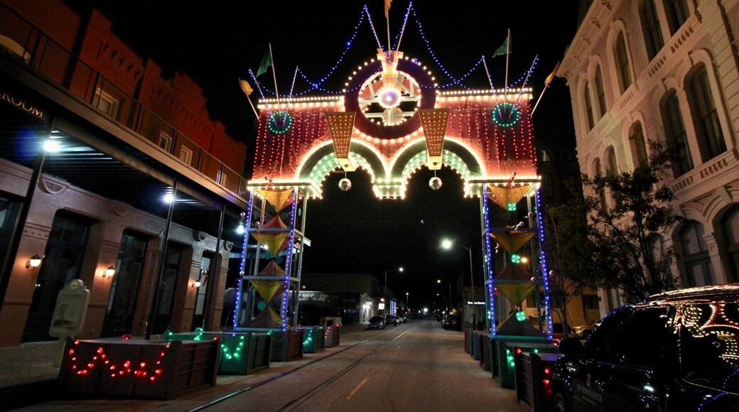 In front of the hotel.